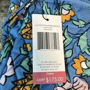 Vera Bradley | Bags | Vera Bradley Lay Flat Travel Backpack  display picture 1